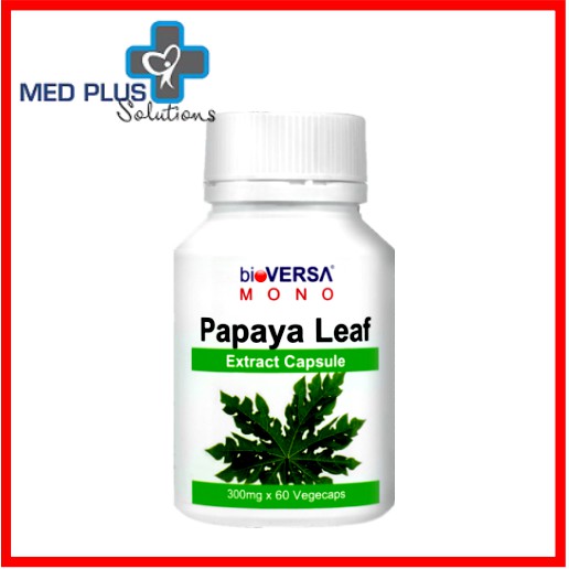 BioVersa Papaya Leaf Extract 300mg 60s (EXP8/2024) CLEARANCE Promo