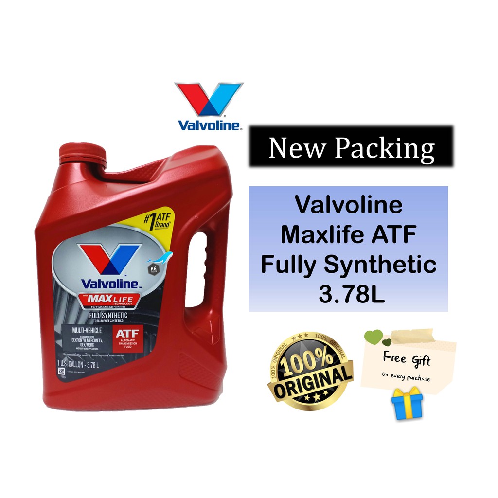 Valvoline Maxlife ATF Full Synthetic Transmission Fluid [3.78Liters