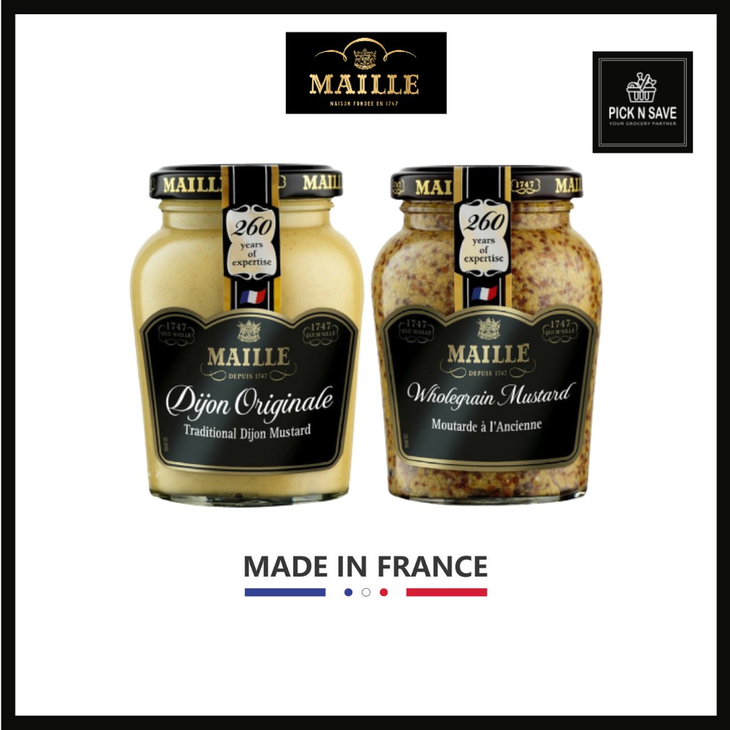 Maille DiJon Mustard 芥末 (215GM)/ Whole Grain Mustard *Contain Alcohol