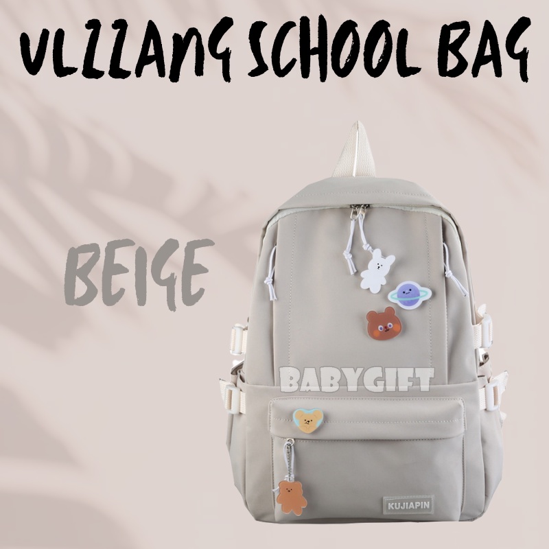 BABYGIFT Ulzzang Bag Ins Style School Bag for High School Student