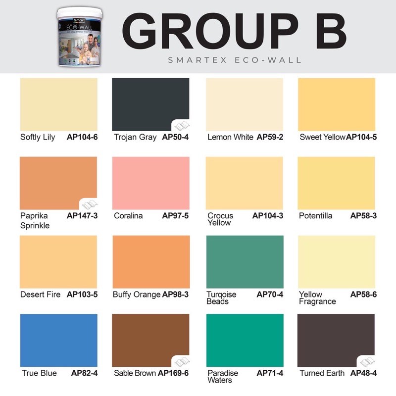 18LITER SMART PAINTS ECO WALL ANTI BACTERIAL ZERO VOC INTERIOR WALL