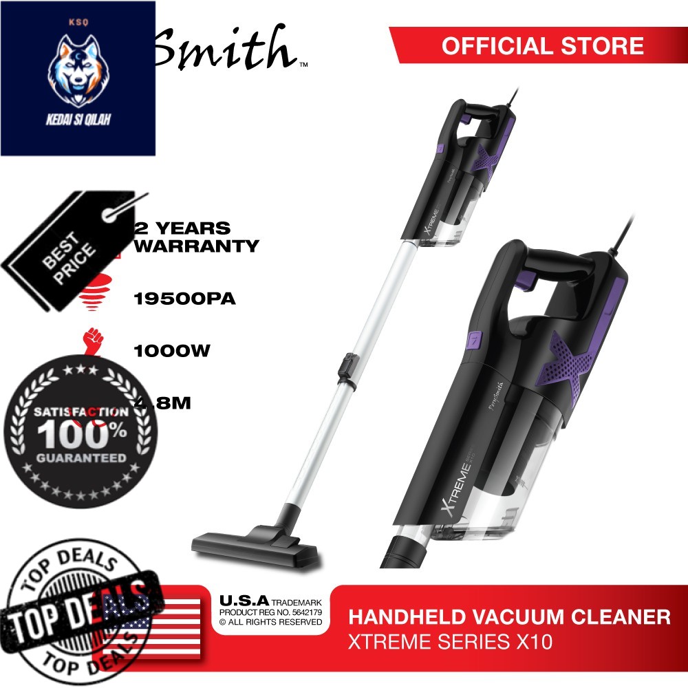 PerySmith Handheld Vacuum Cleaner Xtreme Series X10 (1000W) Shopee