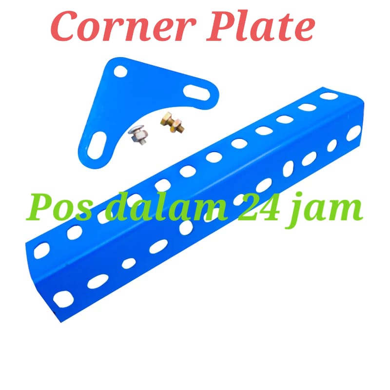 Corner Plate Besi Rak / Bracket Besi Rak / Corne Plate For Slotted
