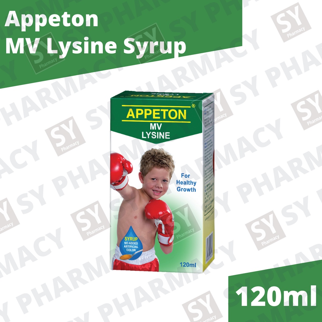 Appeton Multivitamin Lysine Syrup 120ml (Exp 10/2025) Shopee Malaysia