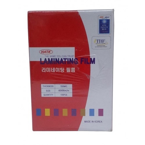 Hata Laminate / Laminating / Laminator Film 65Mm X 95Mm Shopee Malaysia