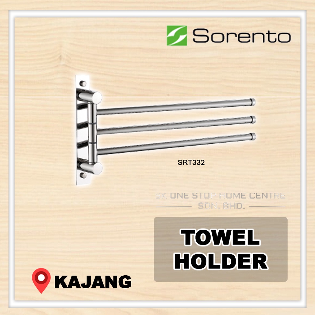 SORENTO Stainless Steel 304 Material Bathroom Towel Rails / Towel Rack