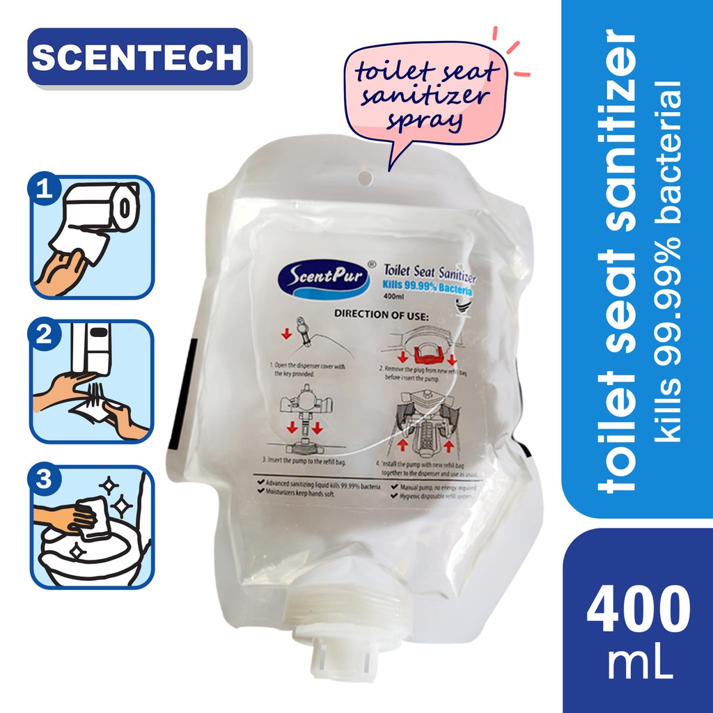 ScentPur Spray Toilet Seat Sanitizer Refill Pack 400ml Shopee Malaysia