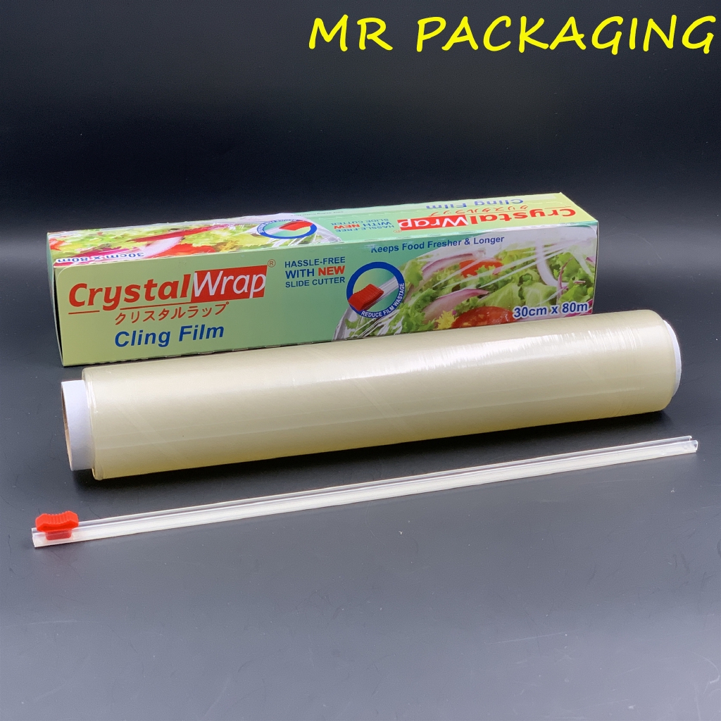 Crystal Wrap Catering Film 12 inch ( 300mm ) x 80meter [ Food Wrap