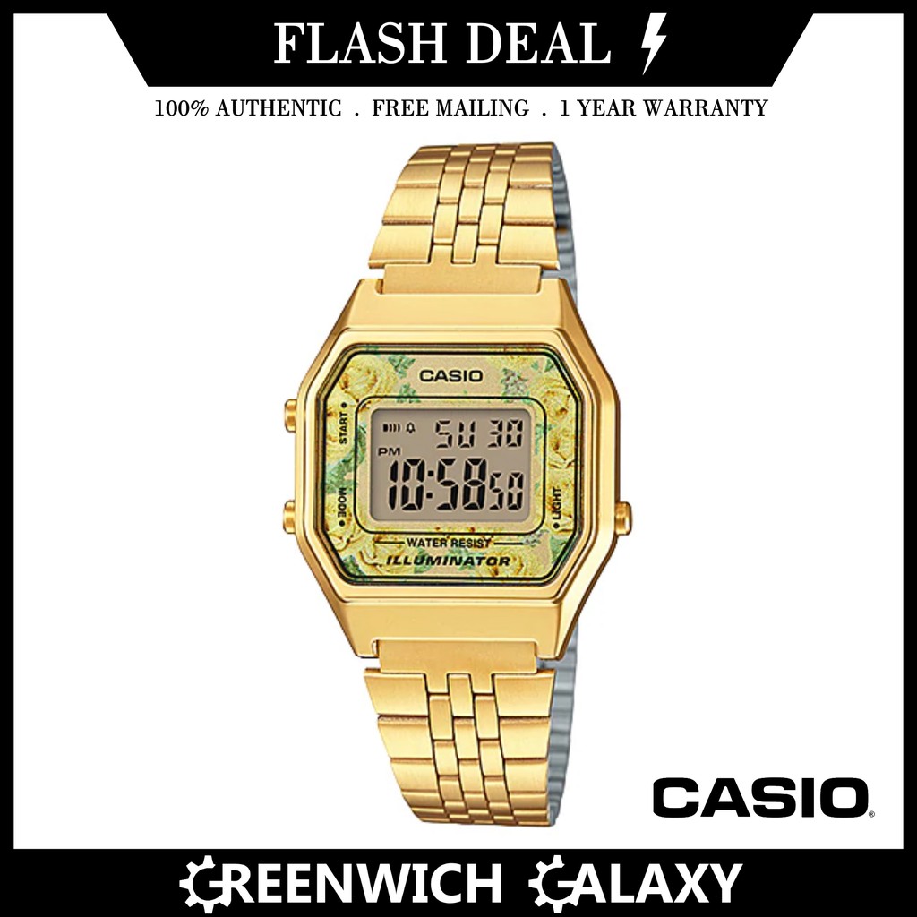 Casio Small Vintage Digital Watch (LA680WGA9C) Shopee Malaysia