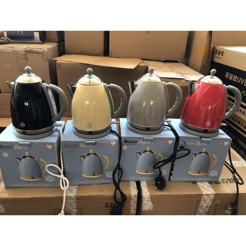 ORIGINAL SWAN Retro 1.7L Electrical Kettle Shopee Malaysia