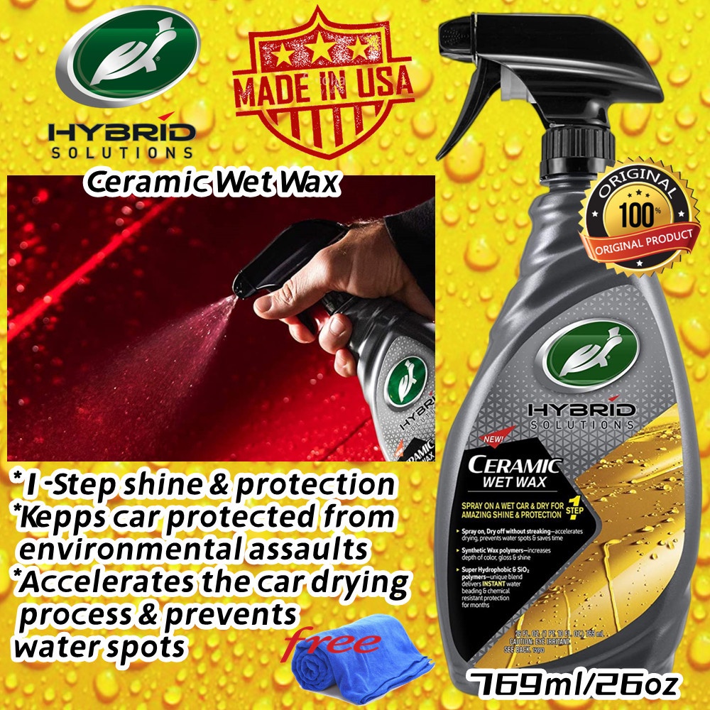 (100 Genuine Product) TURTLE WAX HYBRID SOLUTIONS CERAMIC WET WAX 769ML Shopee Malaysia