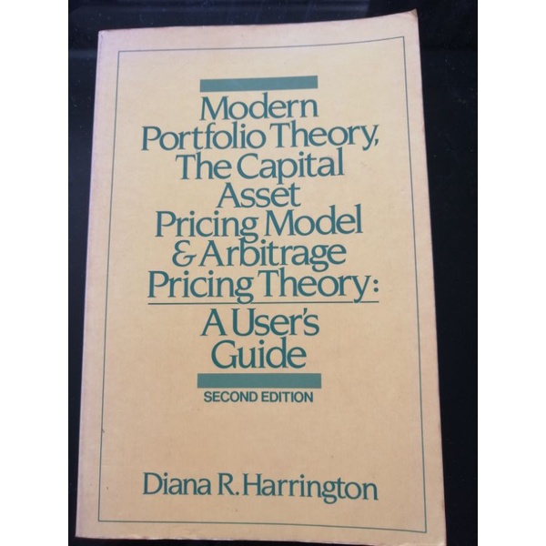 Modern Portfolio Theory by Diana Harrington (229 pages) Shopee Malaysia