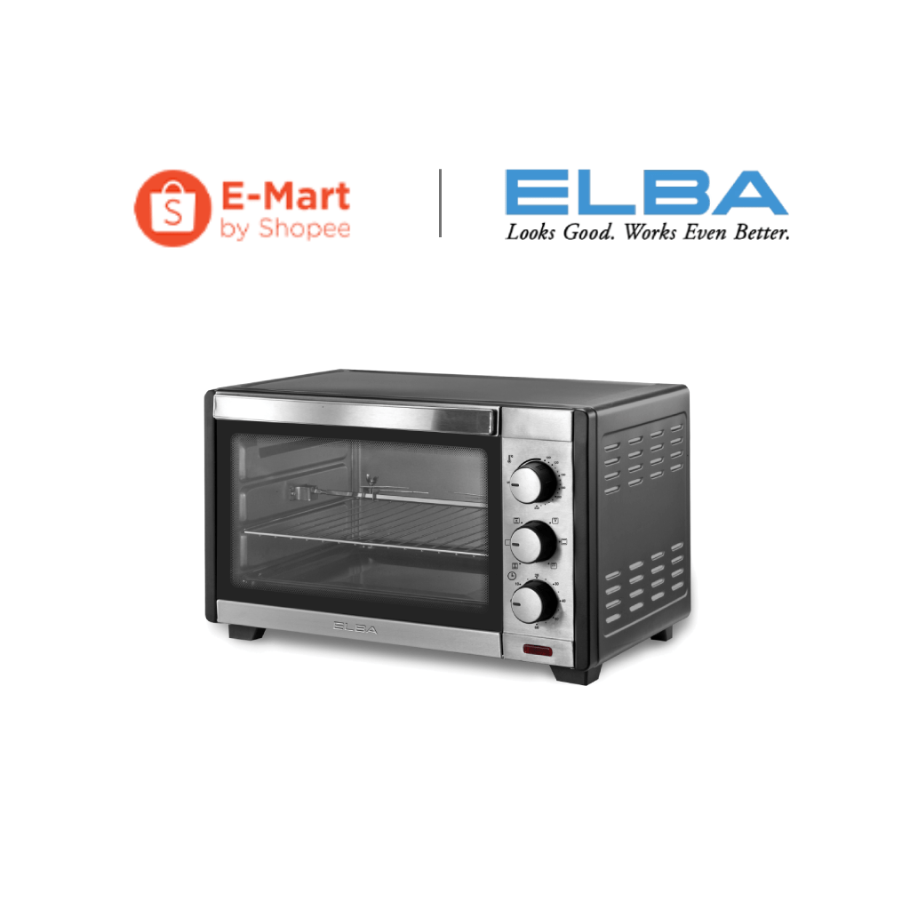 ELBA Electric Oven EEOD3017(BK) EEOD4520(BK) 30L & 45L Shopee