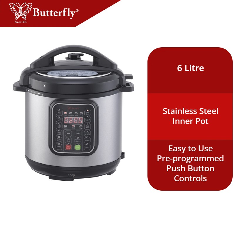 Butterfly Electric Pressure Cooker 6L BPC5066A Shopee Malaysia