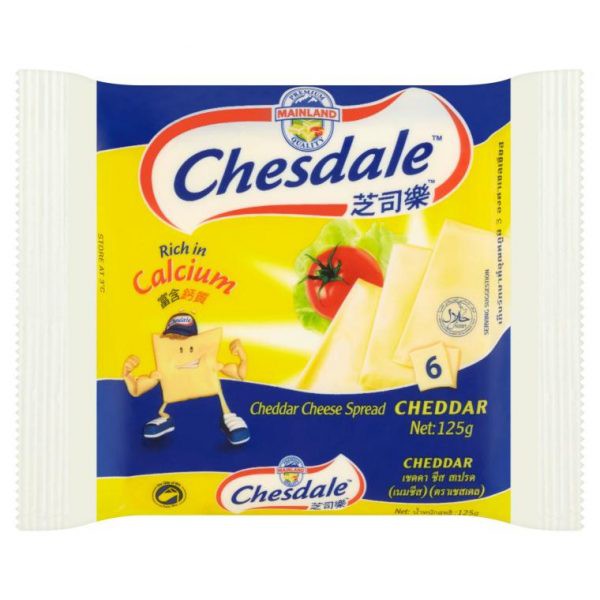 Chesdale Cheddar Cheese Slices Spread 6 slices Shopee Malaysia