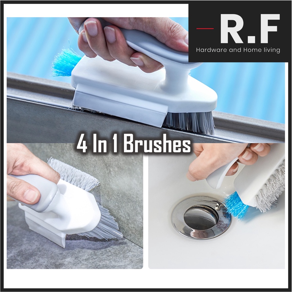 New 4 in 1 Brush Cleaning Tools Toilet Brush Kitchen Floor Brush Tile