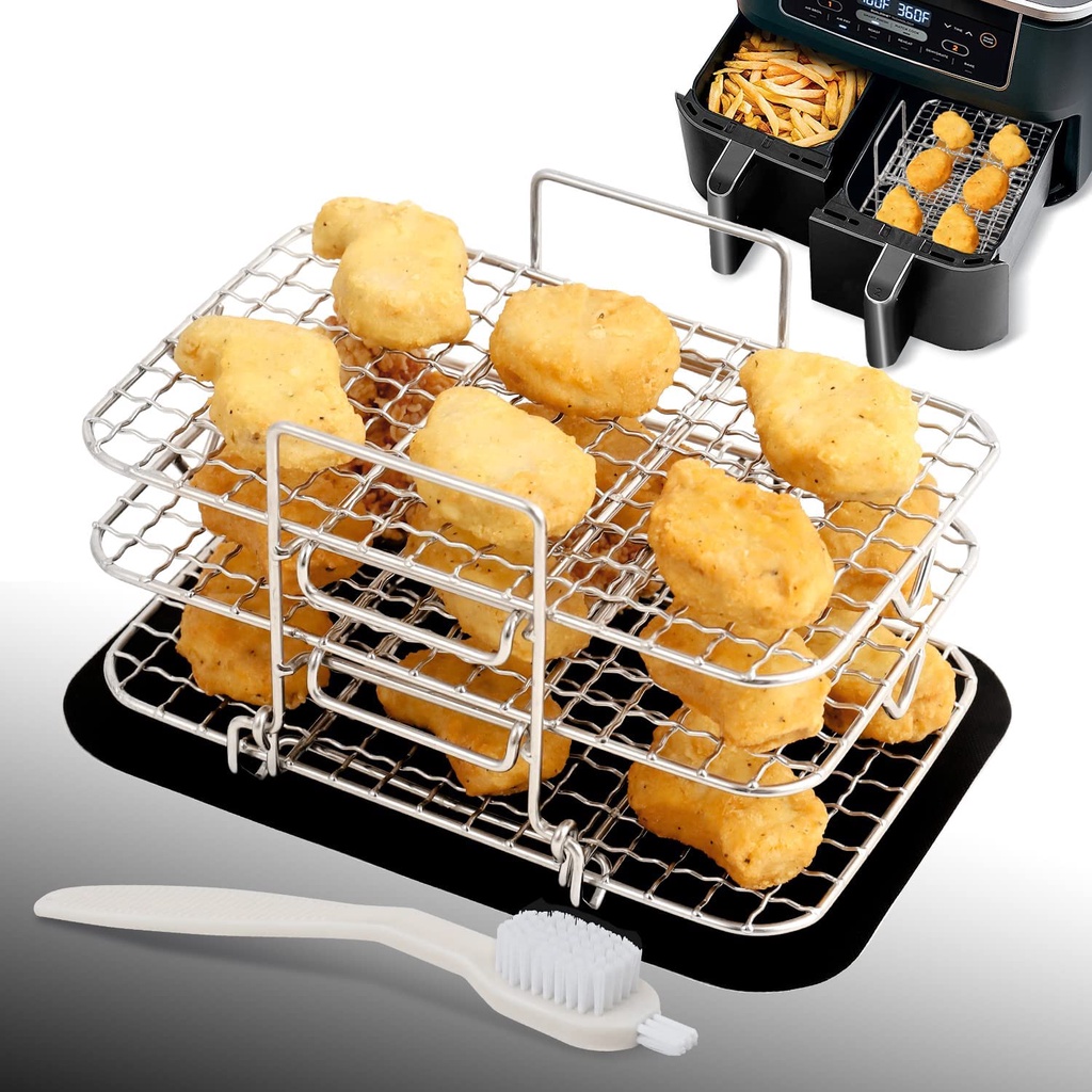 Air Fryer Rack for Air Fryer, 304 Stainless Steel MultiLayer
