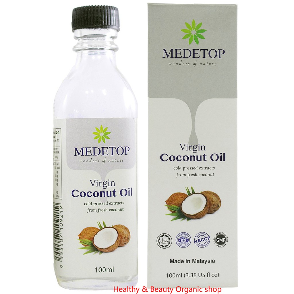 Medetop Virgin Coconut Oil 100ml (HALAL) Shopee Malaysia