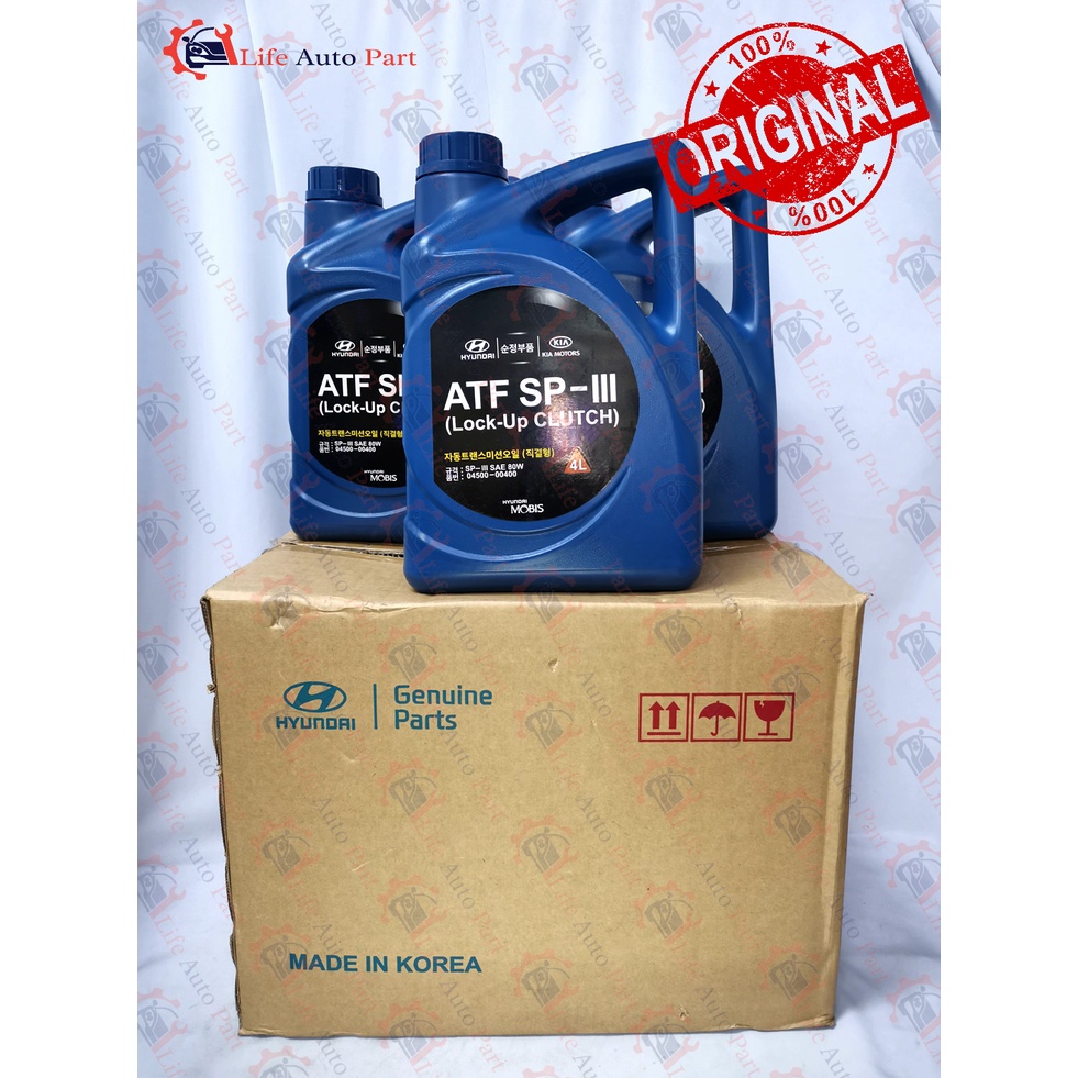 Original Hyundai ATF Automatic Transmission Fluid ATF SP3 SP4 | Shopee