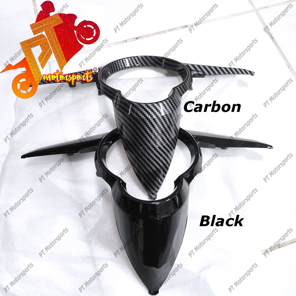 Yamaha LC 135 V2 V3 V4 V5 V6 V7 Meter Cover Top Small Black Carbon