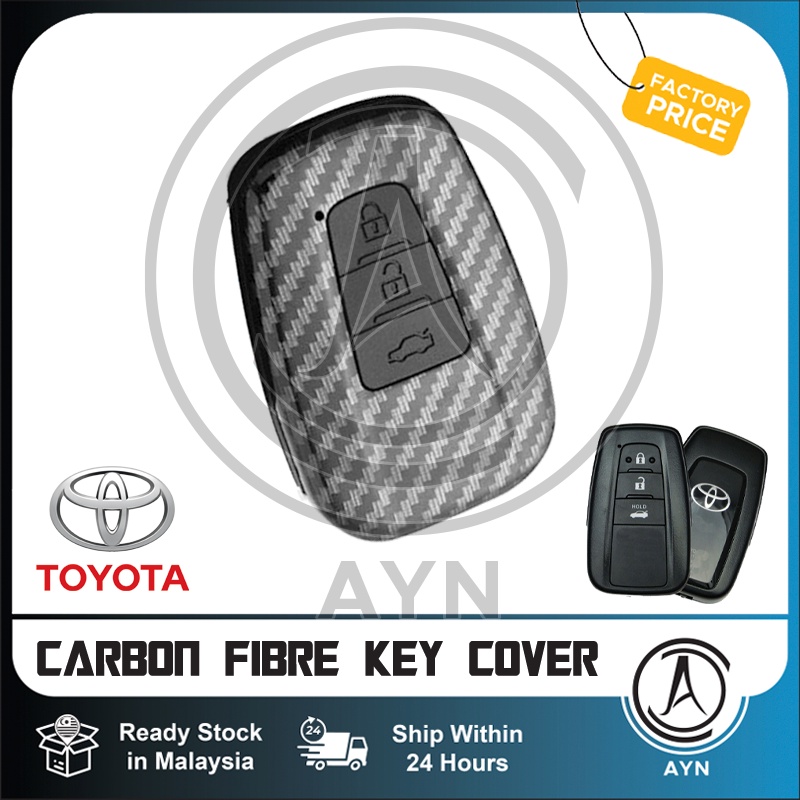 Toyota Corolla CROSS / CAMRY / ALTIS Carbon Fiber Car Key Cover Remote
