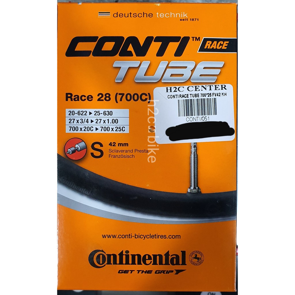 Continental Race 28 Road Bike Tube 700*20/23/25c 42mm/60mm Presta