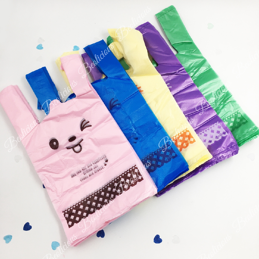 50pcs Cute Plastic Bag, Goodies Bags, Kindergarten Gift, for