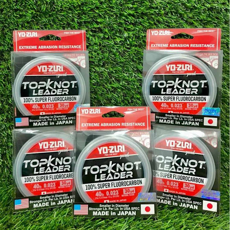 (JOM PANCING) Yozuri (30yds) Top Knot Leader 100 Super Fluorocarbon