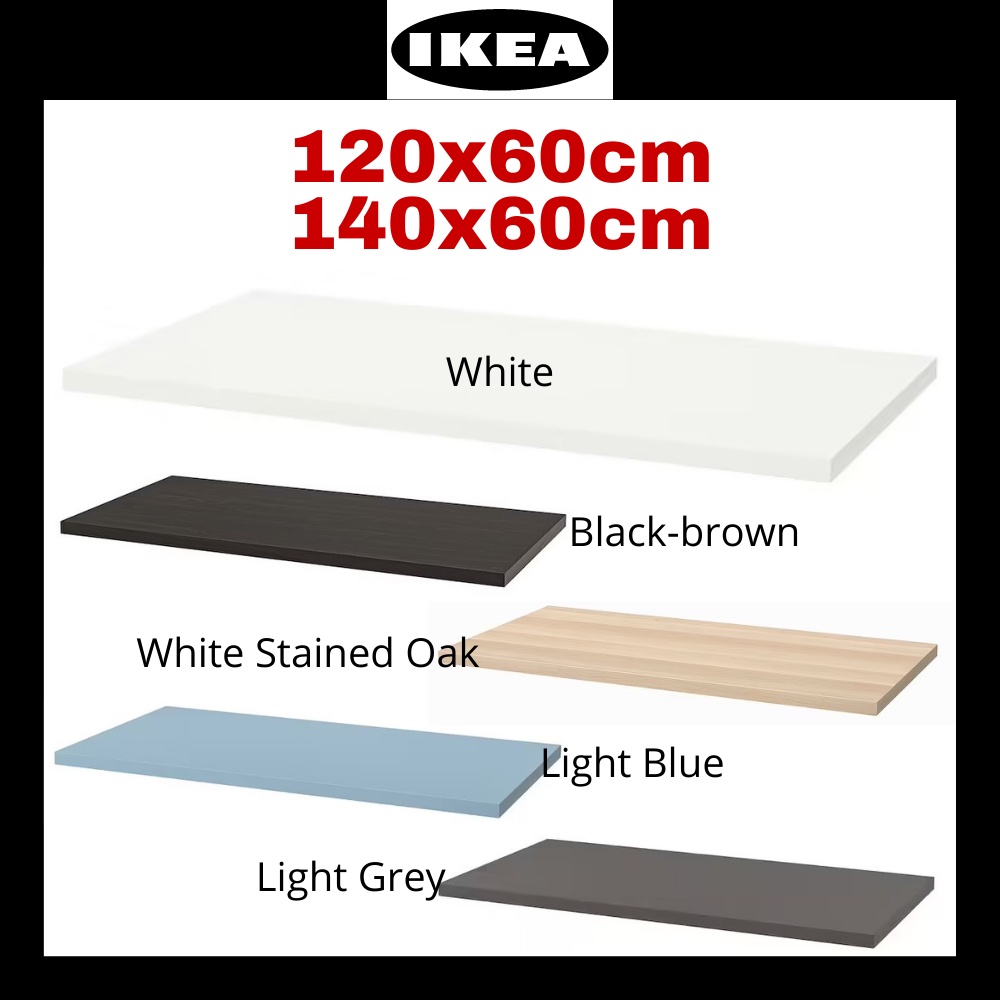 IKEA LAGKAPTEN Table top,(120x60cm/140x60cm) Shopee Malaysia