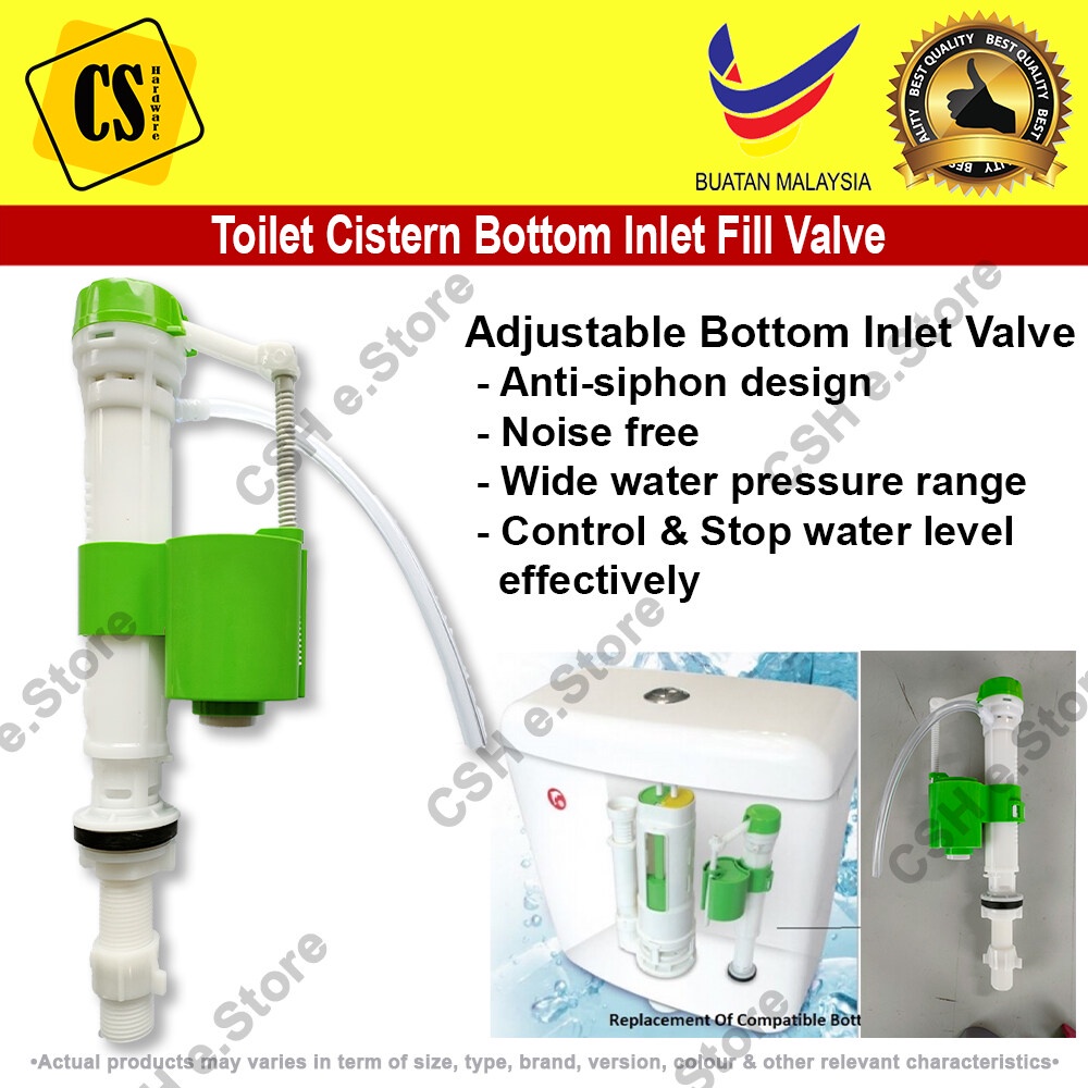 Adjustable Bottom Inlet Valve Float Toilet Cistern Accessories Toilet