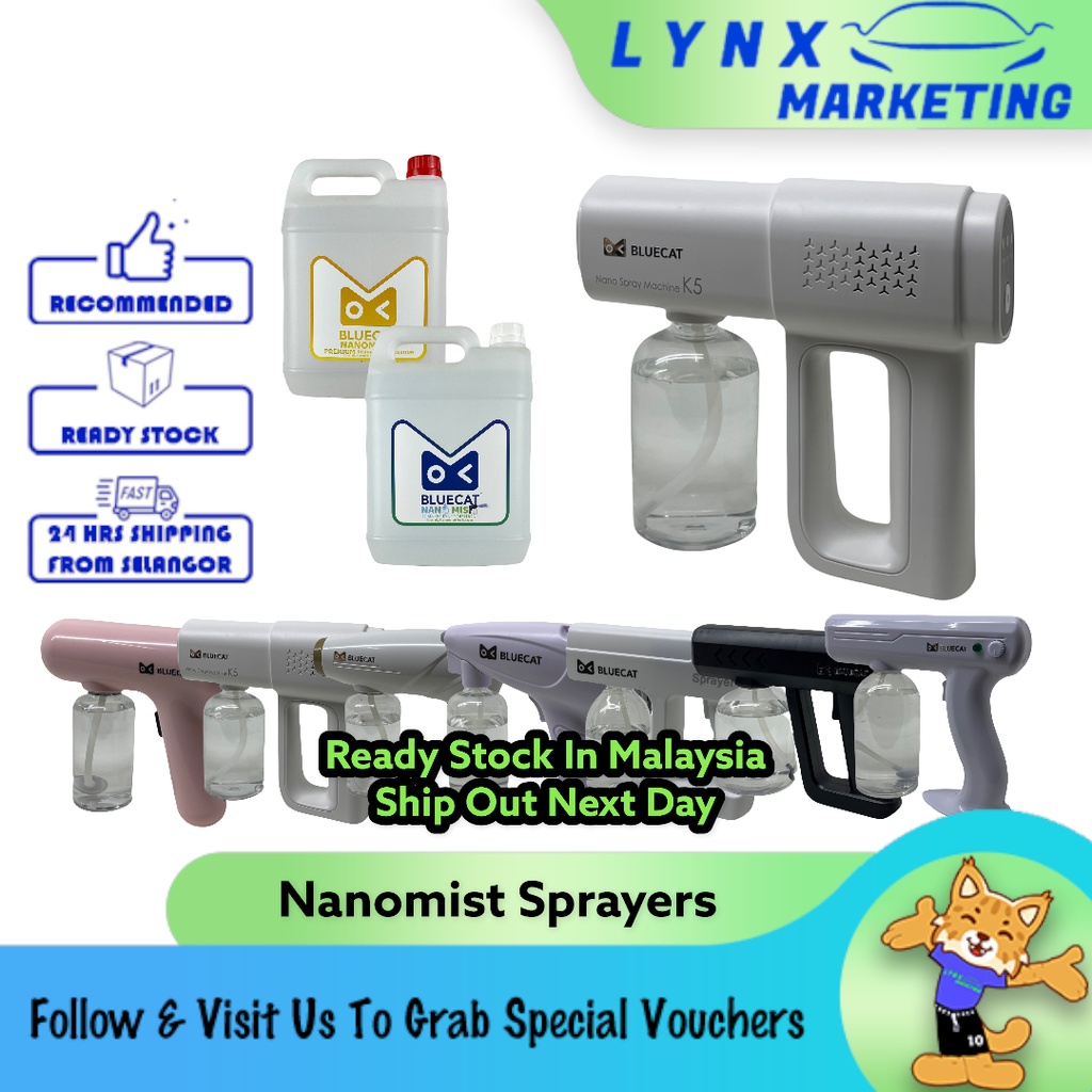 [Ready Stock Malaysia] Wireless Fogging Machine Blue Light Nano Spray