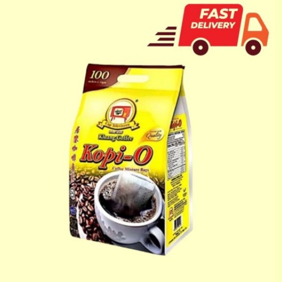 Kluang Coffee Cap Televisyen kopi O kosong Eco Pack（100 sachets x 1