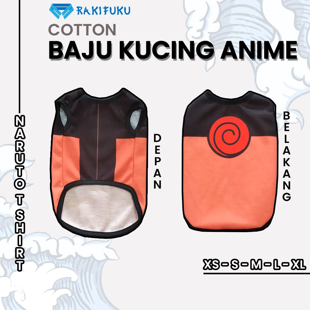 Cute Cartoon Anime Cat Clothes Naruto Costume Naruto Shopee Malaysia