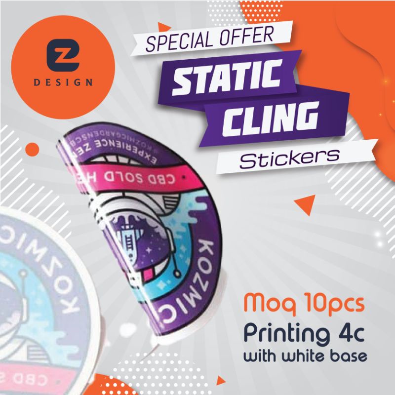 Car sticker / Static cling sticker / window sticker / custom sticker