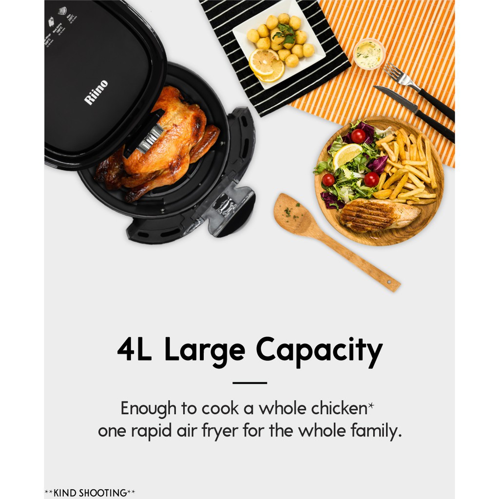air fryer philips air fryer haier air fryer khind Riino Rapid Air Fryer