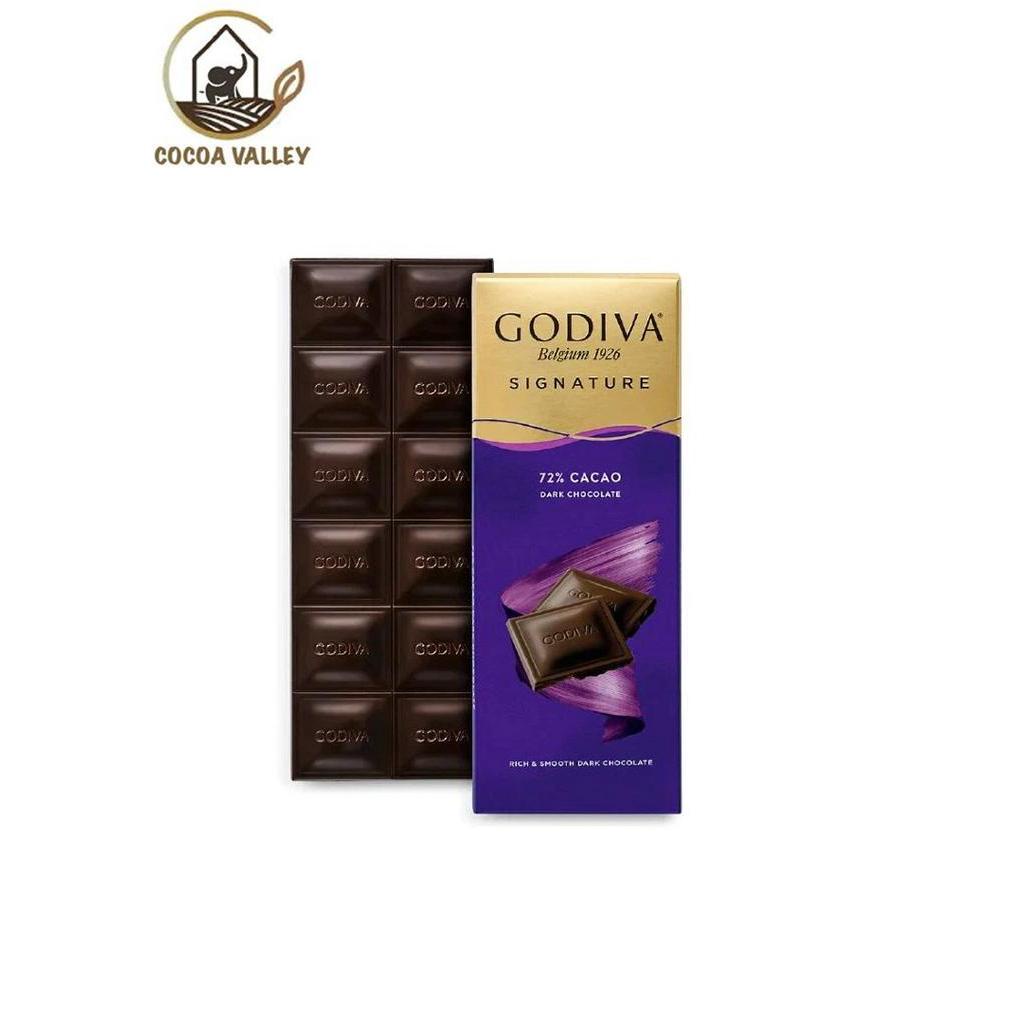 Godiva Signature 72Cacao Dark Chocolate 90g (Made In Turkey) Shopee