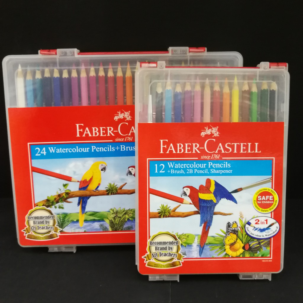 FaberCastell 12's /24's Watercolour Pencils + Brush / Coloured Pencil
