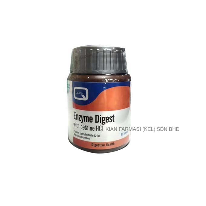 Quest Digestive Enzyme 90s (Enzim Pencernaan) Shopee Malaysia