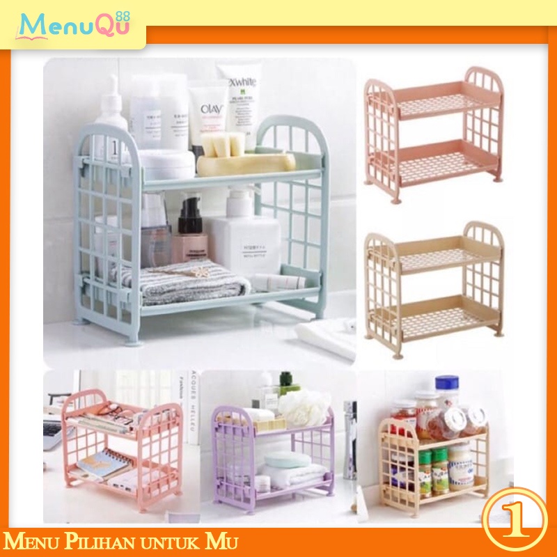 Stacking Shelves 2 Levels Cosmetic Shelves Kitchen Shelves Bookshelf