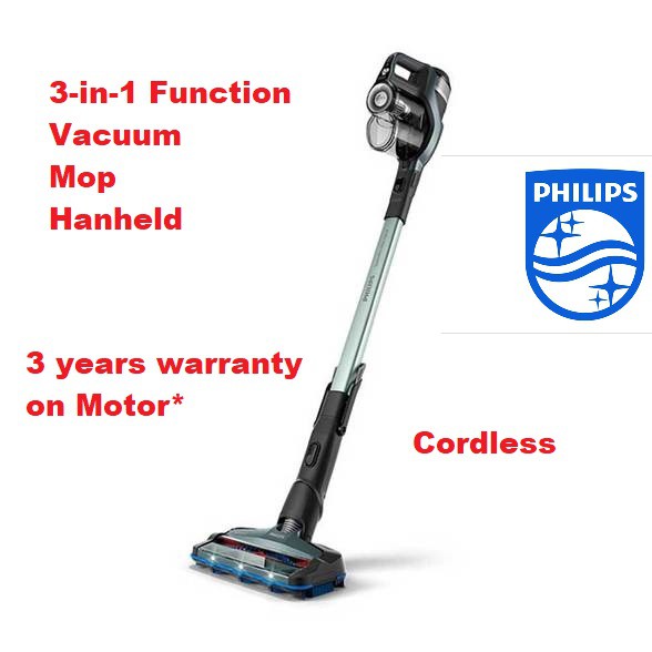 Philips SpeedPro Max Aqua Cordless Stick Vacuum Cleaner FC6901 Shopee