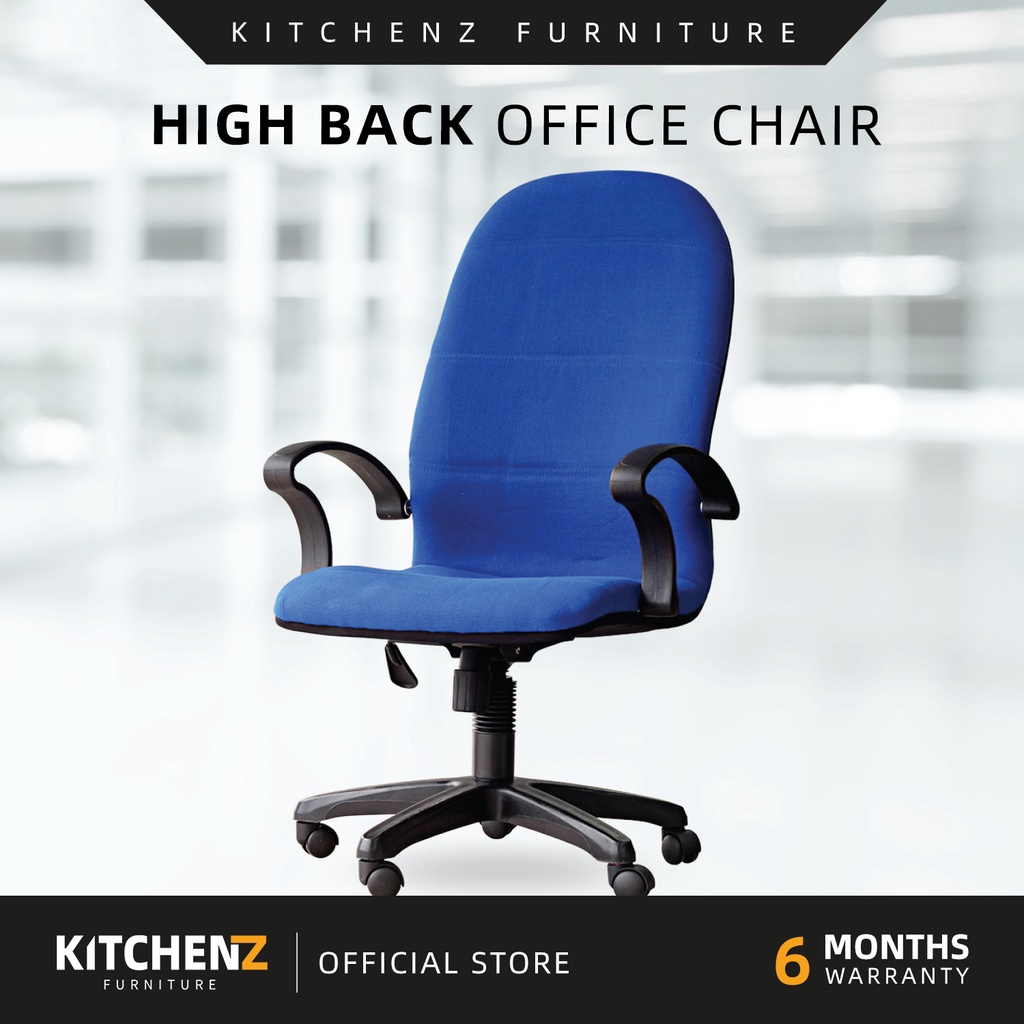 KitchenZ 3V Office Chair Ergonomic Chair Executive Chair Medium Back