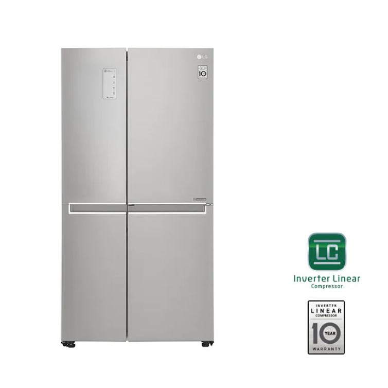 LG SidebySide Refrigerator with DoorinDoor®&Multi Air Flow, Inverter Linear Compressor GC