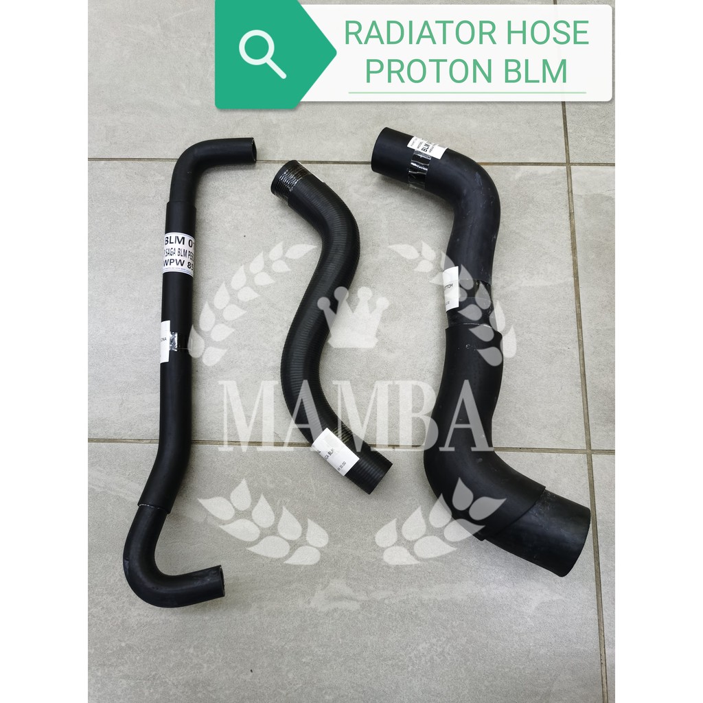 RADIATOR HOSE PROTON SAGA BLM,GEN2 [TOP, LOWER, BY PASS] 3PCS Shopee