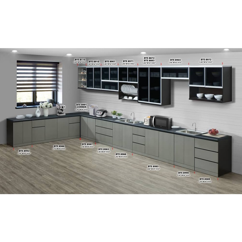 Kitchen With Thick Mellamine Table Top / Kitchen / Food / Cooking