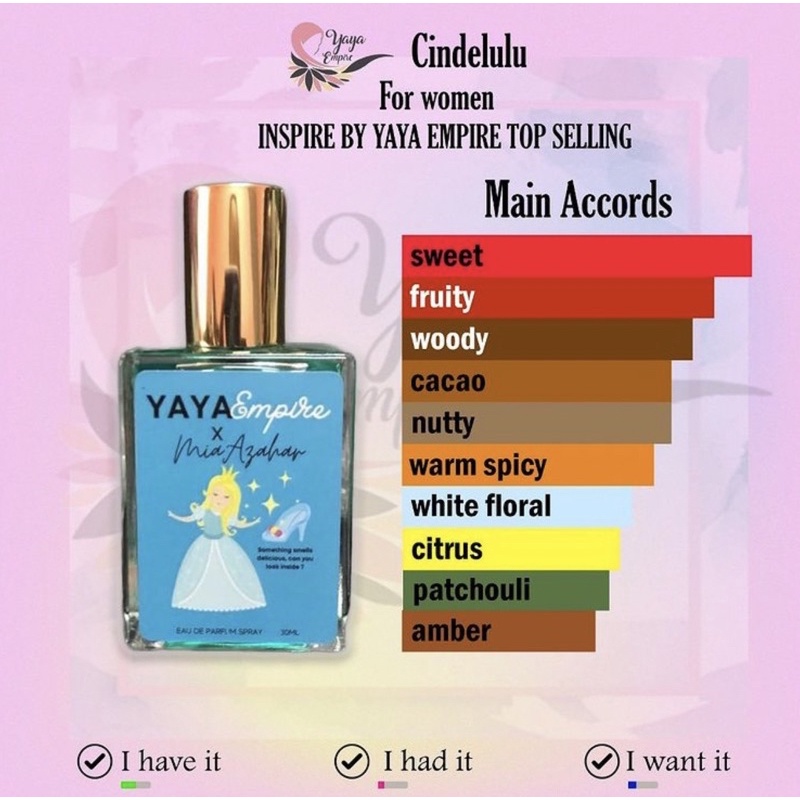 💯 ORIGINAL YAYA EMPIRE X MIA AZHAR PERFUME YAYA EMPIRE PERFUME Shopee