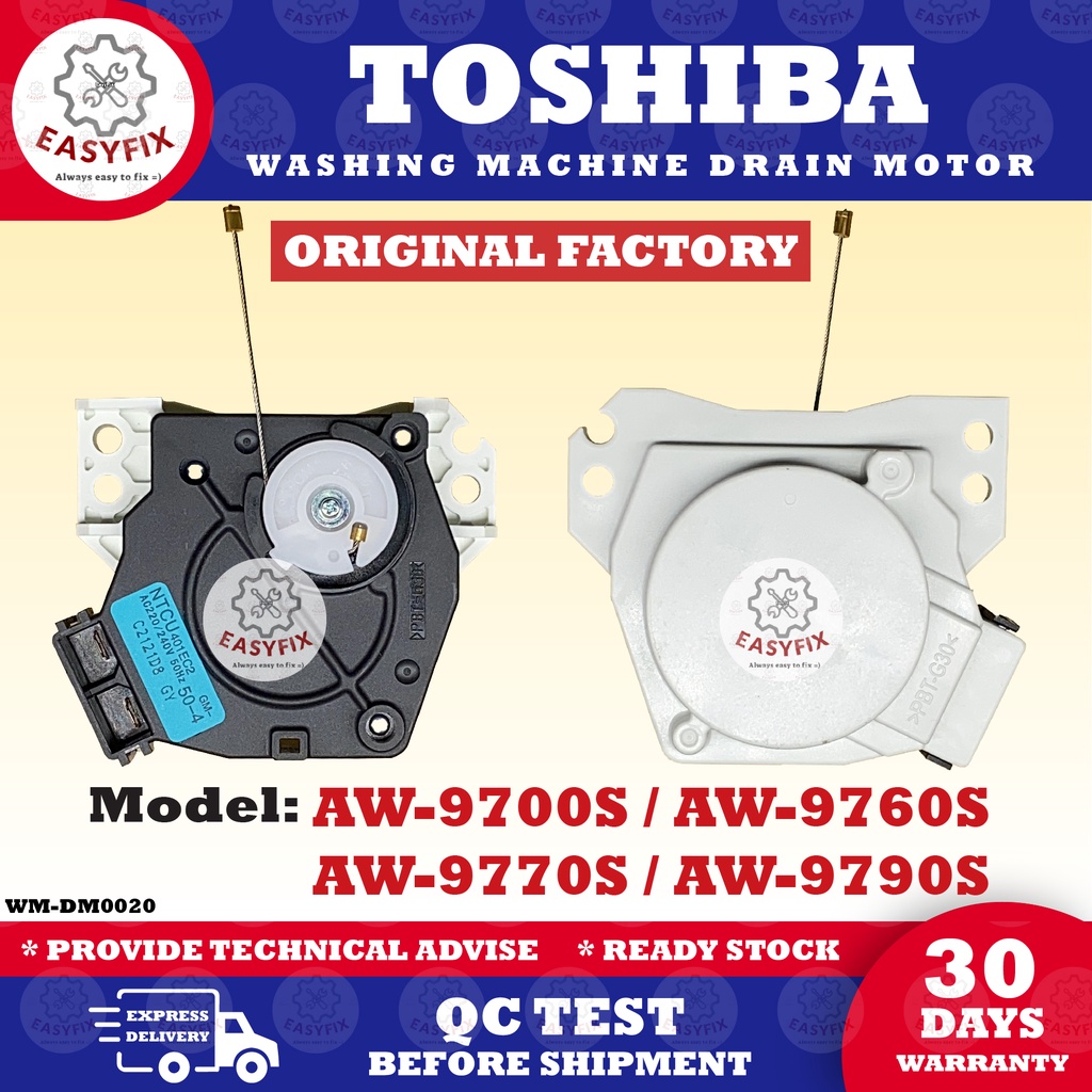 (ORIGINAL) AW9700S / AW9760S / AW9770S / AW9790S TOSHIBA WASHING