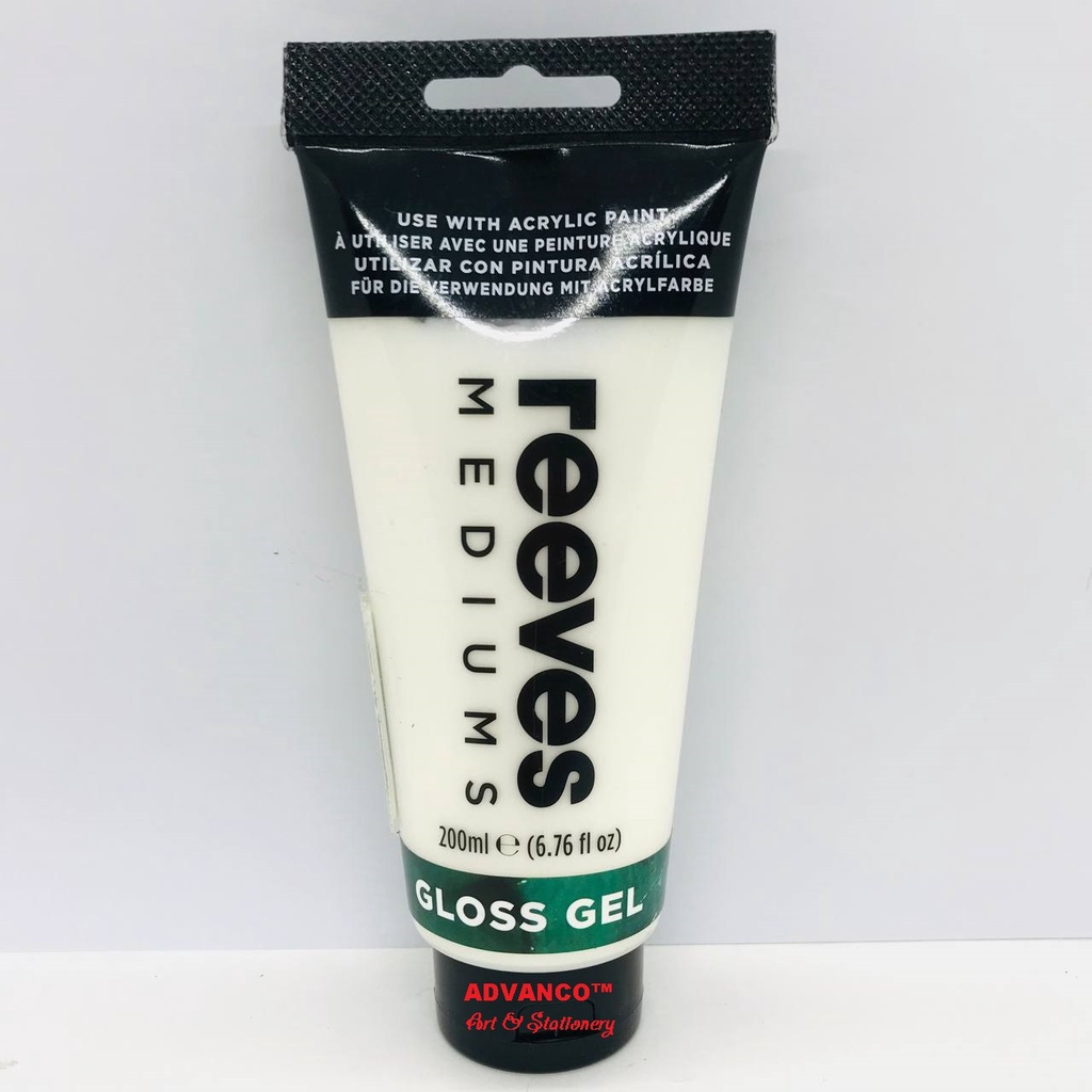 REEVES MEDIUMS GLOSS GEL 200ML (READY STOCK) Shopee Malaysia