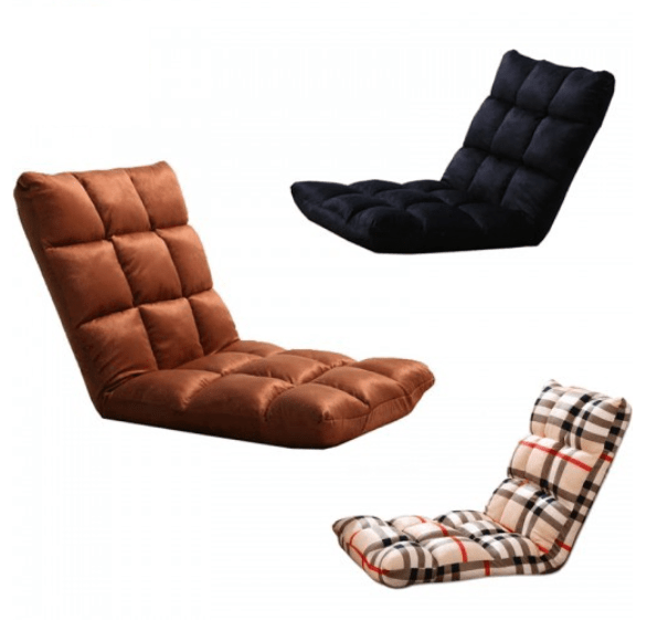 Lazy Sofa Single Floor Foldable Sofa Bed Recliner Chair (140cm x 49cm