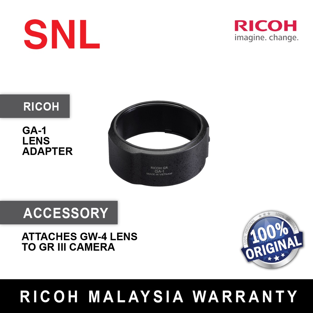 Ricoh GA1 Lens Adapter Shopee Malaysia