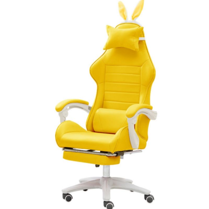 PINK Pastel Gaming Chair Rabbit Gaming Yellow Mint Purple Pink Gaming
